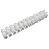 Material: Polyethylene (PE) Tira de terminal 16-25mm² 60A 380V (12x bloque) ; bloque wire connector