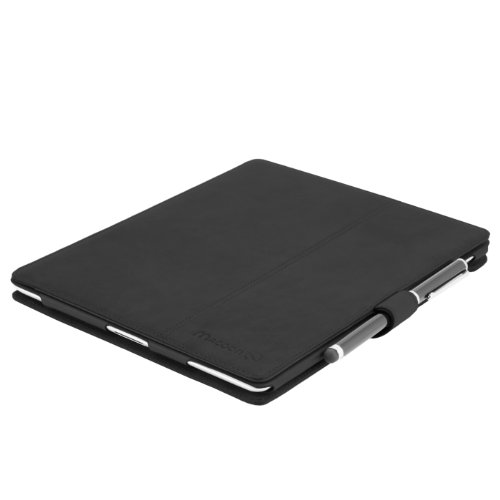 MACOON MC2367BLA Heathrow Organizer Lederhülle für Apple iPad 4/3/2 schwarz - 2