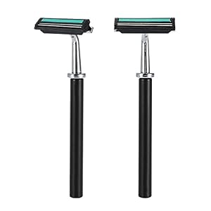 Anself 4 In 1 Men's Shaving Razor Set Dry & Wet Male Black Facial Cleaning Tool Shaving Holder + Razor + Soap Bowl… - Image 5