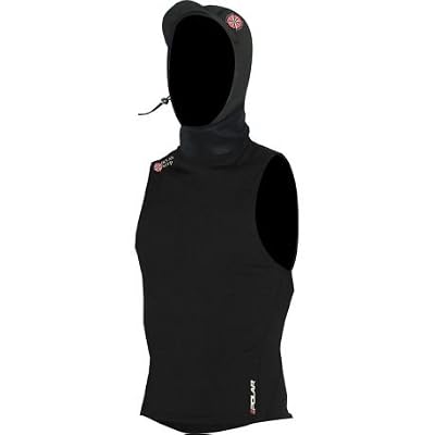 OCEAN STEP Top Polaire Black/Fluo Green