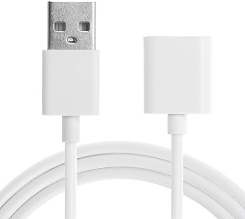 FEBITE Apple Pencil Lightning Charging Cable, 1.5m, Flexible USB Male to Lightning Female Connector for Apple Pencil (WHITE)