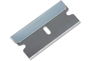 XTRAFAST 5/10/20/50/100/200 Ersatzklingen Glasschaber Kochfeldschaber Ceranfeldschaber Klingen 40mm (200) Silber