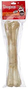 Dogista Rawhide Pressed Chew Bone 10'' (Pack of 2)