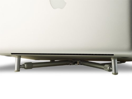 Ergonomic Aluminium Portabler kühlend X-Ständer Laptopständer Notebookständer für 12″-17″ Laptops, Notebook PC, MacBook - 5