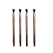 SONGQEE(TM) Doubled-end Golden Eye Shadow Foundation Brush Makeup Brush