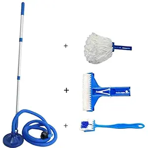 HANBAZ Water Tank Cleaner with Complete Home Cleaning Solution (Universal Edition-Jet Series) Multi-Purpose Cleaning Brush, Microfiber Mop.