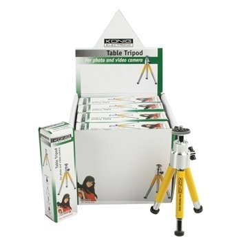 Knig KN-TRIPOD10YE Mini-Tischstativ gelb