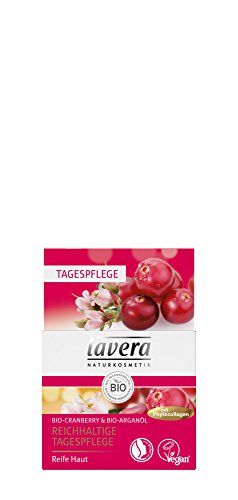 lavera Reichhaltige Tagespflege mit Phytocollagen ∙ Glättet das Hautbild ∙ Bio Cranberry & Bio Arganöl ∙ Anti age Tagescreme ∙ vegan ✔ Bio ✔ Naturkosmetik ✔ Natural ✔ Gesichtscreme 1er Pack (1x50ml) - 2