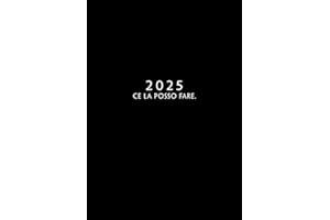 2025: Agenda Settimanale Con Orari 5:00 - 23:00 | Vista Verticale | 1 Settimana Su 2 Pagine | Appuntamenti Planner In Tempo | Formato A4 | Calendario Agenda Giornaliera | Ce la posso fare