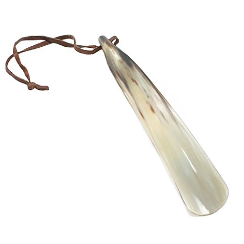 HornCraft Vera artigianale OX corno calzascarpe con punta fine 22,9 cm