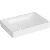 VitrA Metropole 7535B003-1398 Rectangular Dish Sink, 60cm, White