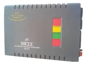 NIFTY Automatic Voltage STABILIZER (for LED TV,Fridge,M No. ND304)