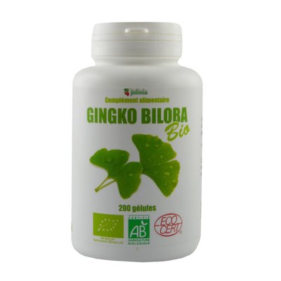 Gingko Biloba Bio 200 gélules végétales 250 mg Gingko Biloba Bio 200 gélules végétales 250 mg