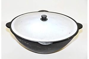 ARMAS Calderone in ghisa uzbeco 100% Kazan con coperchio 10L