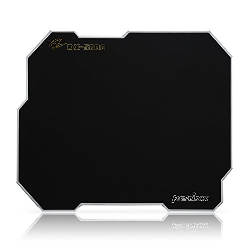 Perixx DX-5000L, Wende Gaming Mauspad – Aluminium – Beidseitig verwendbar – Seite 1 präzise Kontrolle – Seite 2 Geschwindigkeit – 320 x 270 x 3 mm - 2
