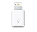 BlueInk ™ iPhone 6 6 Plus/5s/5c/5 Micro USB to 8 Pin Data/Sync Charger Adaptor also compatible with iPad Mini, iPad & iPod (White) 1 year Warranty RS.199.00