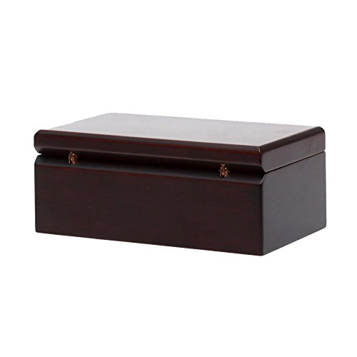 Hleeduo® 18 Noten h?lzerne Spieldose zum Aufziehen mit Spiegel Spielen Lilium From Elfen Lied, Silver Musikal Movement, Model M33 - 5