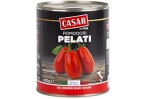SKYVOV Pomodori pelati Casar Sardegna confezione 800 gr x 12 pz
