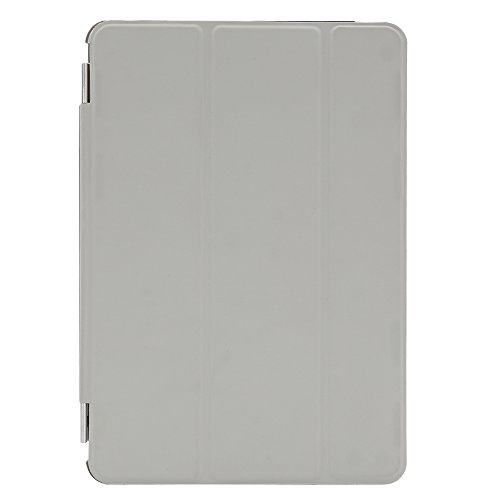 Besmall Neu Ultra Slim Edles iPad mini1 2 3 Hülle – Smart Cover Leder Case Schutz Hülle Tasche + Back Case – inkl. Displayschutzfolie Reinigungstuch Stift mit Multi Ständer Auto Sleep Wake (iPad mini1/2/3, Farbe:Grau) - 6