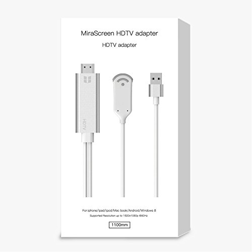 HD HDMI Kabel, AMALINK 1080P USB auf HDMI Wireless-Anschluss TV HD-Video-Adapterkabel für Apple iPhone7 / 6 / 6S - 7