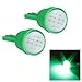 Produktbild GXS Merdia t10 1,5 W COB 300lm 6SMD führte markieren grünes Licht für Auto-Instrumentenbeleuchtung / Kennzeichenbeleuchtung