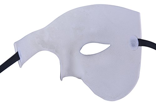 Coofit Phantom der Oper Maske Venezianische Halbe Gesicht Maske Maskerade Maske für Männer - 4