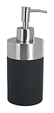 Con elegante revestimiento suave al tacto (Soft-Touch), antideslizante, en negro