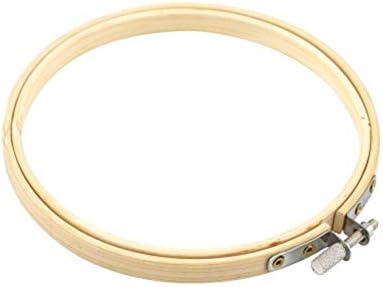 6 Different Size Round Shape Handy Wooden Cross Stitch Machine Embroidery Hoop Ring Bamboo Sewing Tool Accessory