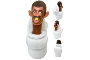 Super JAKES Skibidi Toilettes en Peluche,Skibidi Toilettes en Peluche,Créatif Drôle en Peluche Anime Skibidi Toilettes Peluches Poupées,Cadeaux à Collectionner pour Enfants Fans Adultes Anniversaire