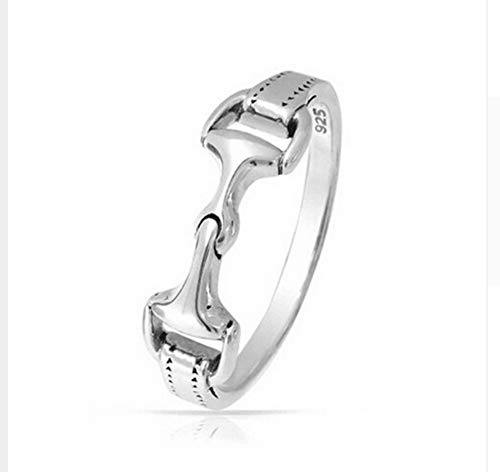 Preisvergleich Produktbild ZHOUYF RING Verlobungsringe 925 Sterling Silber Damen Herren Trense, 7#