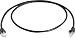 Produktbild Telegärtner Cat. 5e F/UTP, 0,5 m MP8 FS100, LSZH 0,5 m schwarz Netzwerk-Kabel – Kabel Netzwerk-(0,5 m MP8 FS100, LSZH, 0,5 m, schwarz)