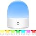 Produktbild Nachtlicht Kinderzimmer für Baby Kinder LED Nachttischlampe Tragbares Stimmungslicht Touch Control Dimmbar Warmweiß Multi Color Wiederaufladbar