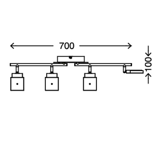 Briloner Leuchten 2530-042 LED Deckenstrahler, Farbsteuerung/Farbwechsel mit Fernbedienung, dimmbar, schwenkbar - 8