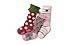 Colourful Baby World Girls Kids Socks 3-pack Pink Strawberry Stripe Age 1 to 7 (3-5 years old, D)