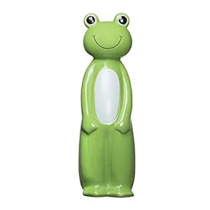 toilet brush holder frog