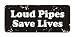 Produktbild (3) Loud Pipes Save Lives Funny Hard Hat/Helmet Stickers