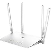 Cudy AC1200 Dualband Gigabit WLAN Router, 867Mbit/s 5GHz + 300Mbit/s 2,4GHz, 4 Gigabit LAN-Port, MU-MIMO, VPN, USB 3.0, OpenWRT, WR1300