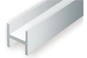 EVERGREEN- Profilé en H, 350 x 2,5 x 2,4 mm, 4 pièces, 500283, Multicolore