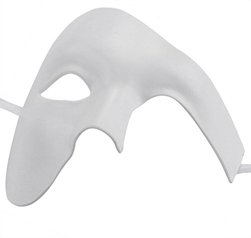 Kapmore Herren Maskerade Maske Halloween Kostüme Venezianischen Partei Maske DIY Handgemacht - 4