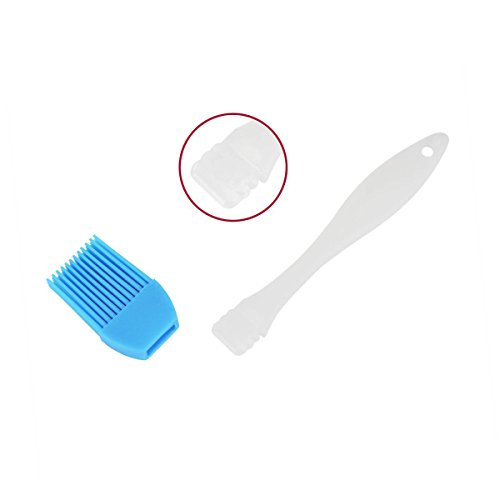 [4er-Pack] Silikon Pinsel / Backen Gebäck und Grillbürsten Grill Backpinsel mit 4 Farben / weich und langlebiges Gut Küchenzubehör hitzebeständig und Essential Kochen Küchenutensilien Spülmaschinenfest - 7