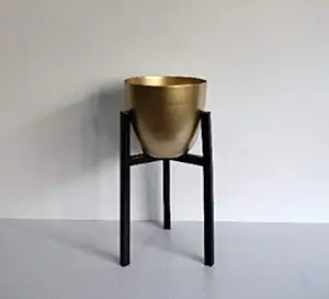 HOMACE International Iron Pot Stand with Pot (MS-2465)