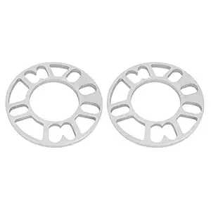 Wheel Adapters Shims, Aluminum Alloy Wheel Spacers, Rust-proof 10mm for Replacing Old One for Preventing Tires Rubbing Against the Body