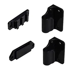 Wiscky Retractable Baby Gates Parts - 2 PCS Gate Mounts & 4 PCS Catch Mounts