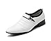 Produktbild Anzugschuhe Herren Slipper Anzug Schuhe Derby Oxford Lederschuhe Business Hochzeit Männer Leder Winter Herrenschuhe Weiß Hellbraun Schwarz 38-48 WH41
