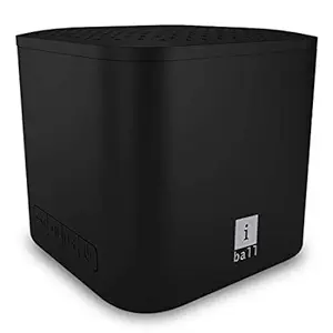 (Renewed) iBall MusiPlay A1 Wireless Ultra-Portable Bluetooth Speakers (Midnight Black)
