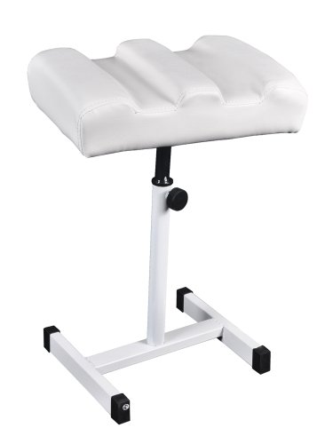 Hug Flight White Both Leg Foot Pedicure Manicure Nail Tattoo Rest Stool Station Adjustable