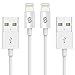 Price comparison product image Syncwire Lightning iPhone Charger Cable - Apple MFi Certified - [2-Pack 6.5ft/2M] Fast Apple USB Charging Cable lead for iPhone XS Max XR X 8 Plus 7 Plus 6S Plus 6 Plus SE 5S 5C 5, iPad, iPod - White