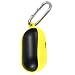 Produktbild jgashf KopfhöRer Silikon Case, SchutzhüLle Skin Tasche Clamshell Staubdicht Kratzfestes Anti-Schock Fall-Abdeckung FüR Samsung Galaxy Buds Bluetooth In Ear OhrhöRer Case Cover (Gelb, Freie Größe)