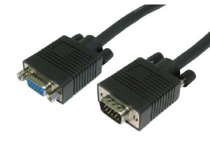 2m svga Verlängerungskabel - Premium-Qualität / video / multiple geschirmt / DB15 / Monitor / männlich zu weiblich / Blei