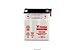 Produktbild BATTERIE YUASA HONDA CB 350 SG SJ 1986-1990 (YB14-B2)